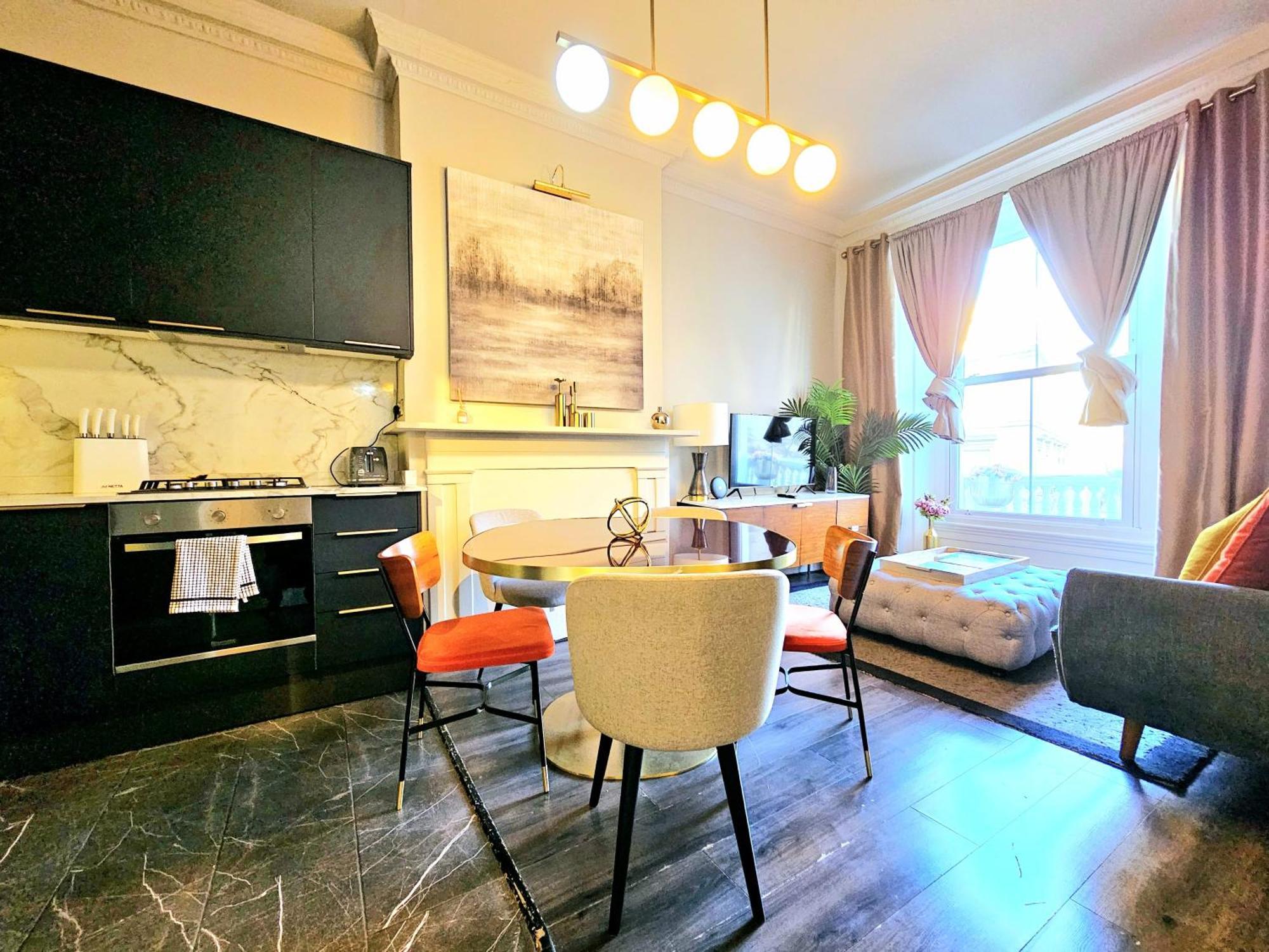 Stylish Hyde Park Home By Tube Stations With Elevator 伦敦 外观 照片